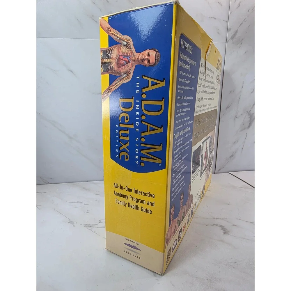 A.D.A.M. The Inside Story Deluxe Edition Anatomy Family‎ Health Guide✨NOS